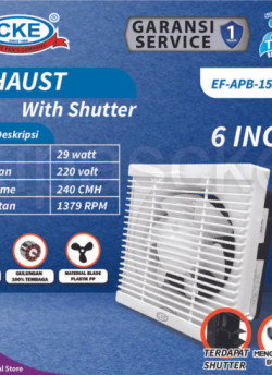 Shutter Exhaust Fan MRS Series